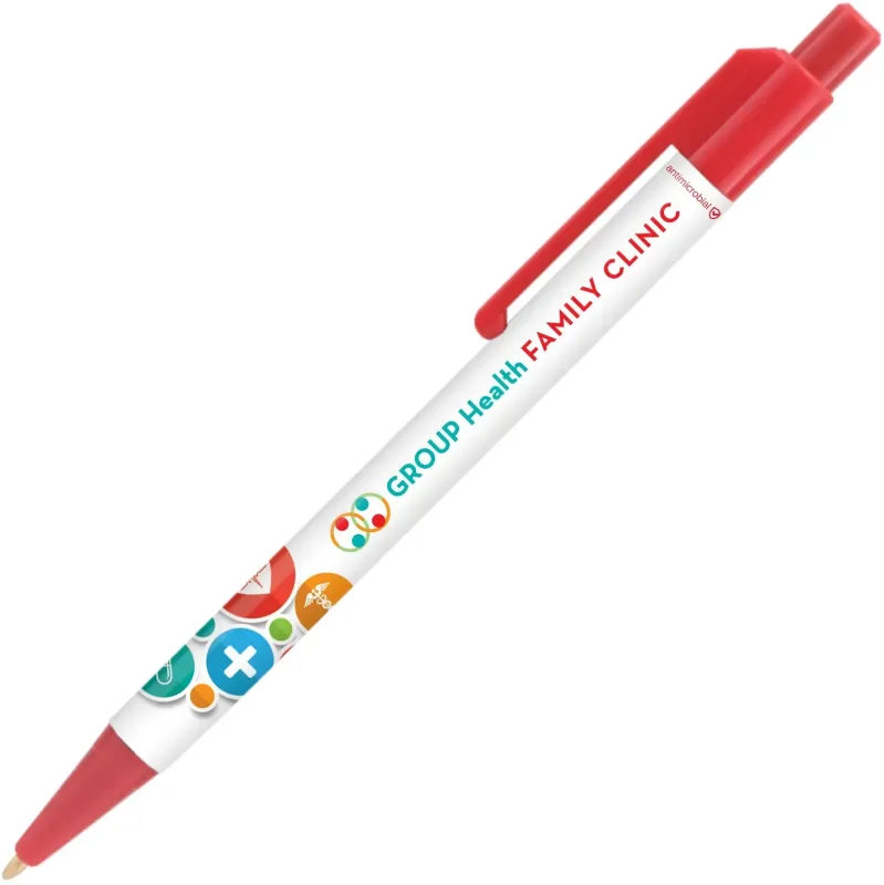 Antimicrobial Additive Click Pen (Black or Blue Ink) — view 7