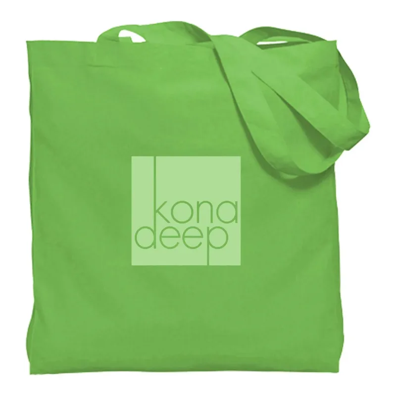 Colored Gusseted Economy Tote Bag — view 4