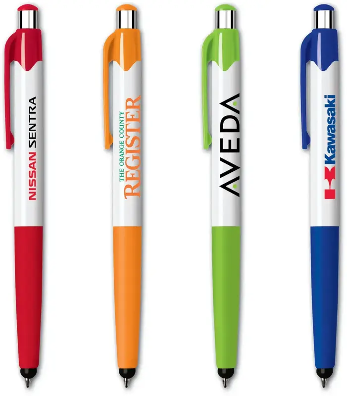 Color Grip Comfort Pen with Stylus for Business Promotion