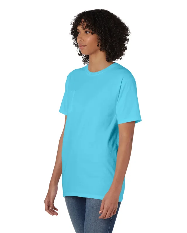 ComfortWash by Hanes Unisex Garment-Dyed T-Shirt with Pocket — view 101