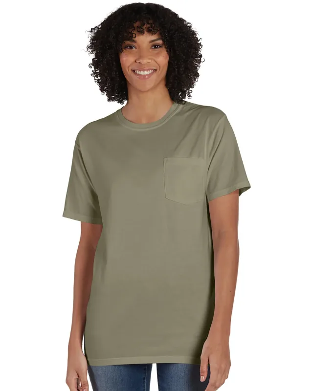 ComfortWash by Hanes Unisex Garment-Dyed T-Shirt with Pocket — view 114