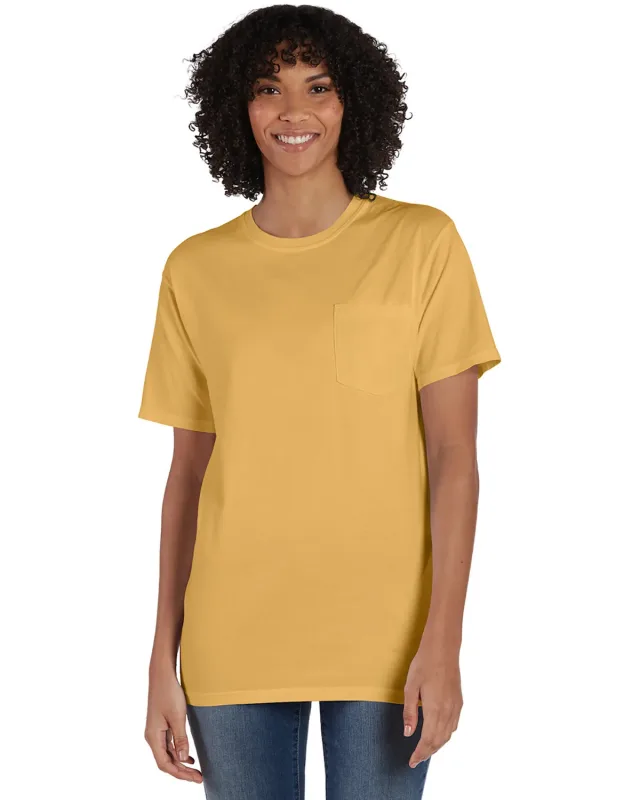 ComfortWash by Hanes Unisex Garment-Dyed T-Shirt with Pocket — view 12