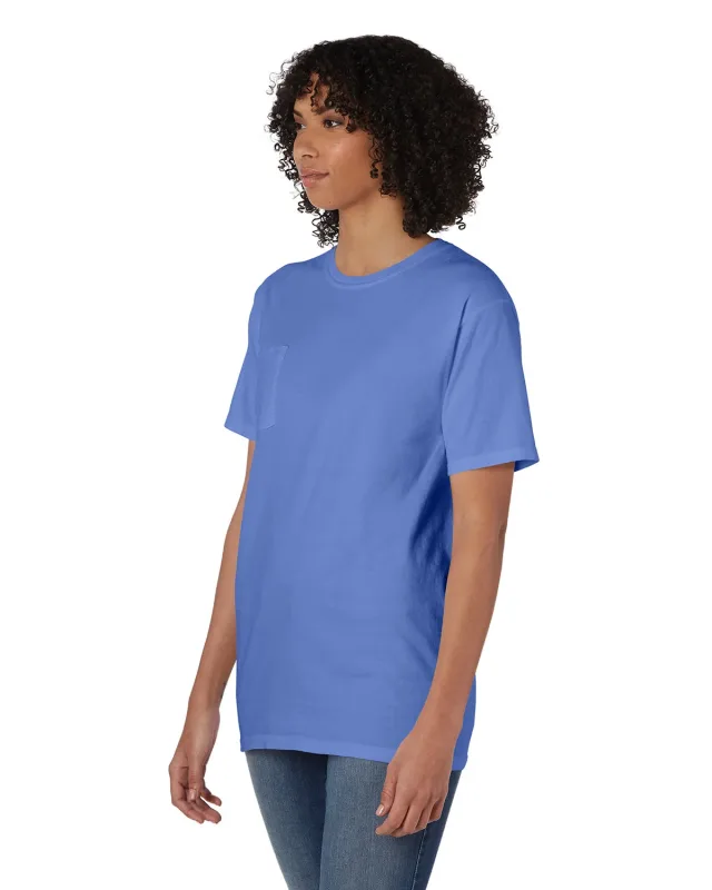 ComfortWash by Hanes Unisex Garment-Dyed T-Shirt with Pocket — view 24