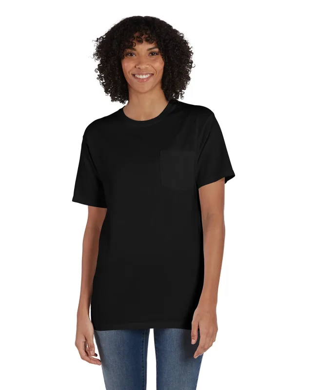 ComfortWash by Hanes Unisex Garment-Dyed T-Shirt with Pocket — view 28