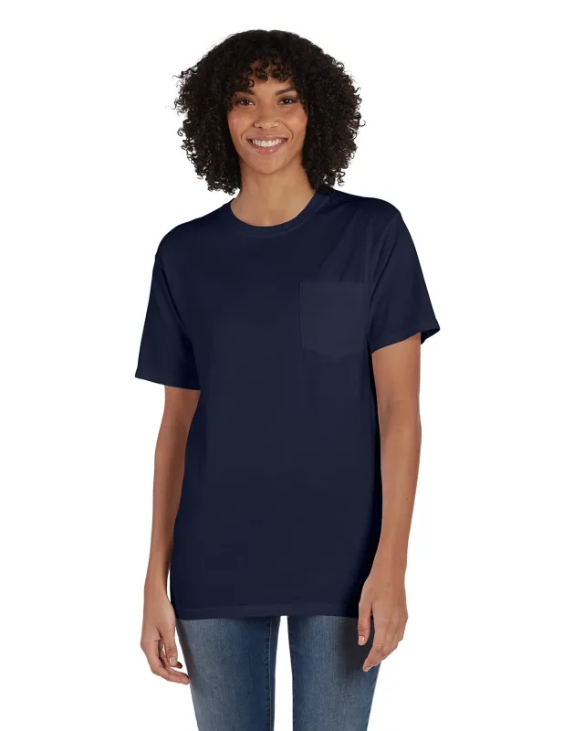 ComfortWash by Hanes Unisex Garment-Dyed T-Shirt with Pocket — view 33