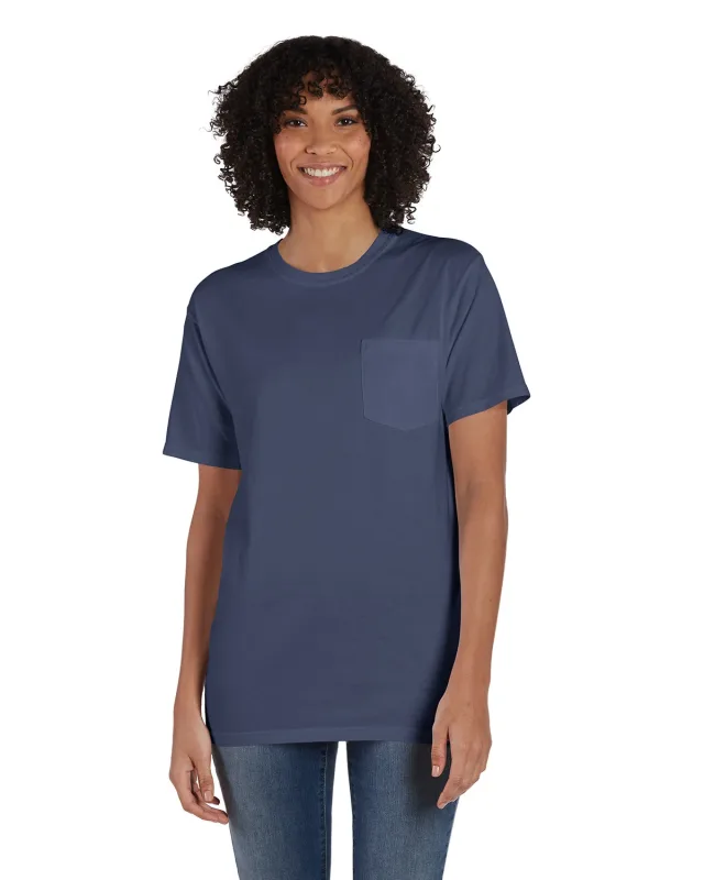 ComfortWash by Hanes Unisex Garment-Dyed T-Shirt with Pocket — view 42
