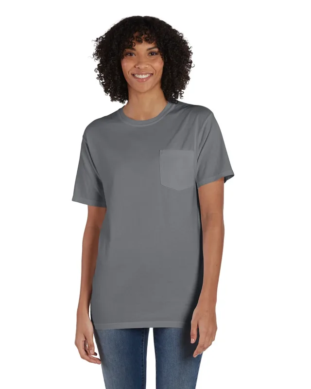 ComfortWash by Hanes Unisex Garment-Dyed T-Shirt with Pocket — view 47