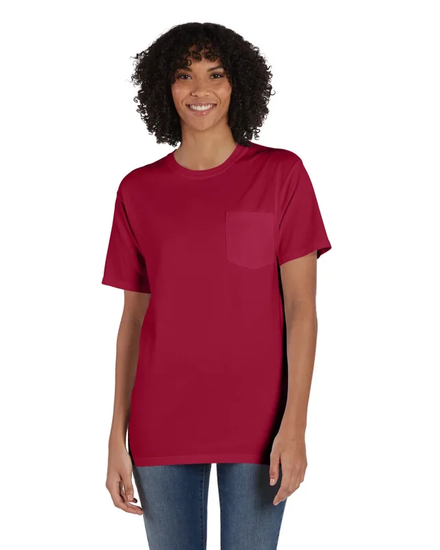 ComfortWash by Hanes Unisex Garment-Dyed T-Shirt with Pocket — view 56