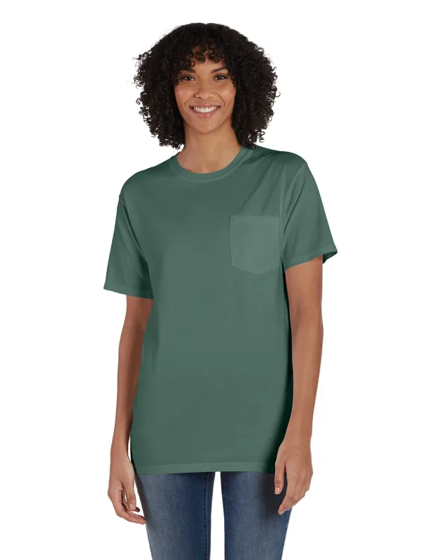 ComfortWash by Hanes Unisex Garment-Dyed T-Shirt with Pocket — view 61