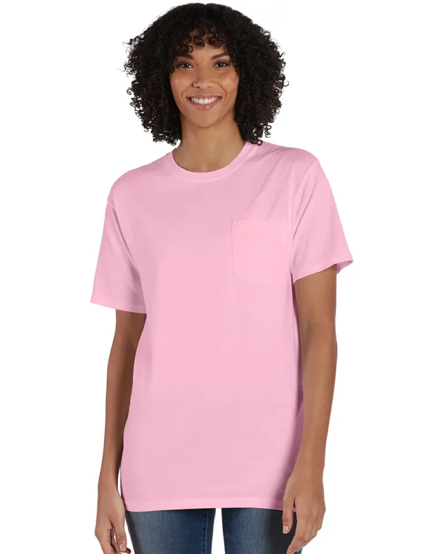 ComfortWash by Hanes Unisex Garment-Dyed T-Shirt with Pocket — view 7