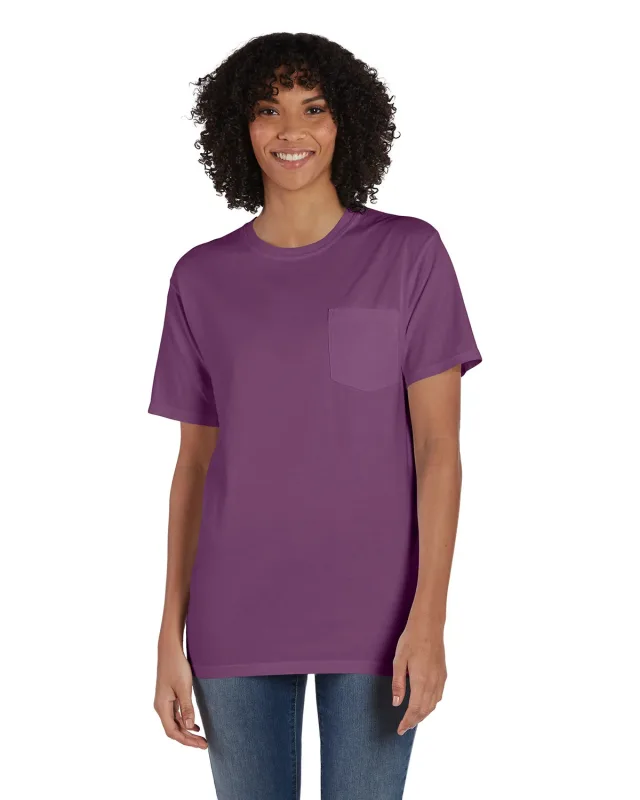 ComfortWash by Hanes Unisex Garment-Dyed T-Shirt with Pocket — view 76