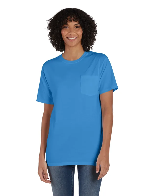 ComfortWash by Hanes Unisex Garment-Dyed T-Shirt with Pocket — view 86