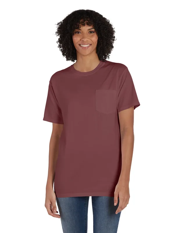 ComfortWash by Hanes Unisex Garment-Dyed T-Shirt with Pocket — view 95
