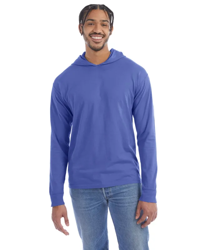 ComfortWash by Hanes Unisex Jersey Hooded T-Shirt — view 12