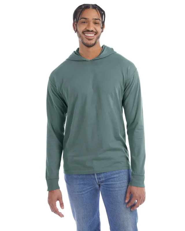 ComfortWash by Hanes Unisex Jersey Hooded T-Shirt — view 7