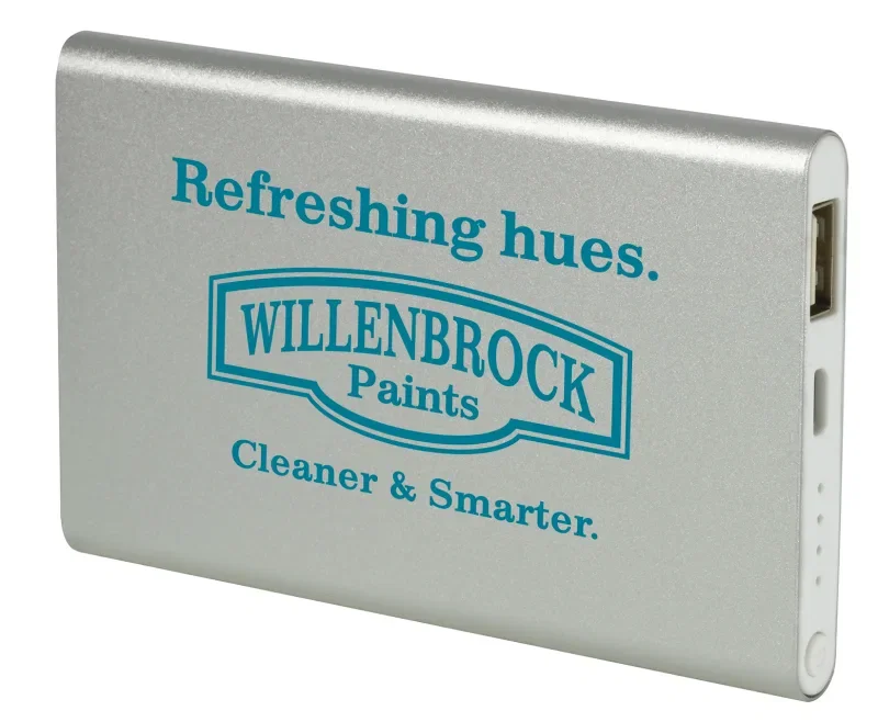 Custom Compact Aluminum Power Bank 4000 mAh — view 2