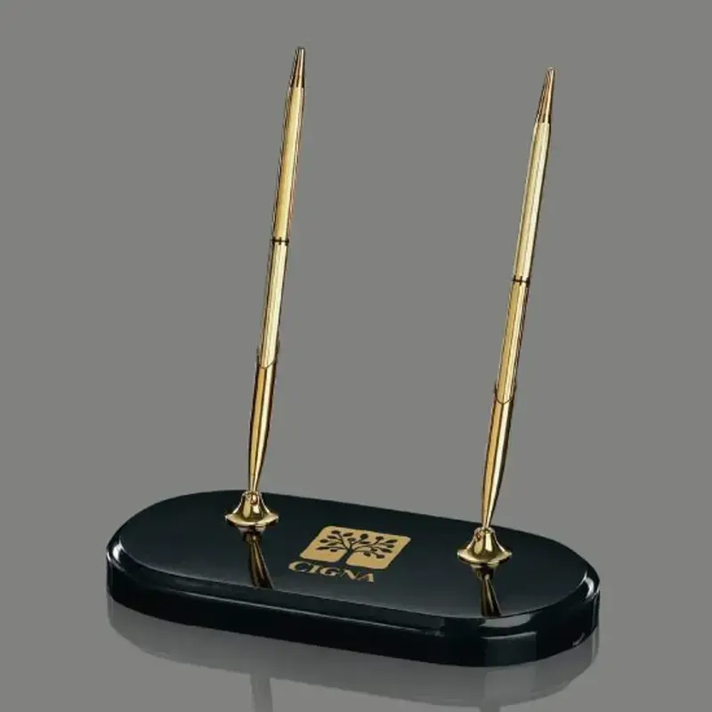 Custom Marble Pen Stand with Logo for Corporate Gifting