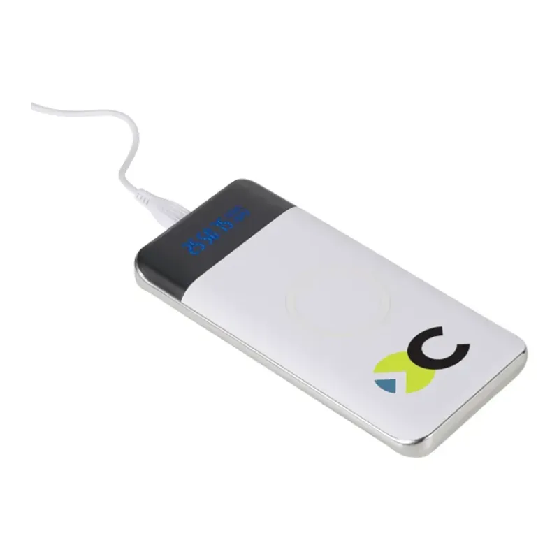 Personalized Wireless Power Bank with LED Display - 10000 mAh — view 6