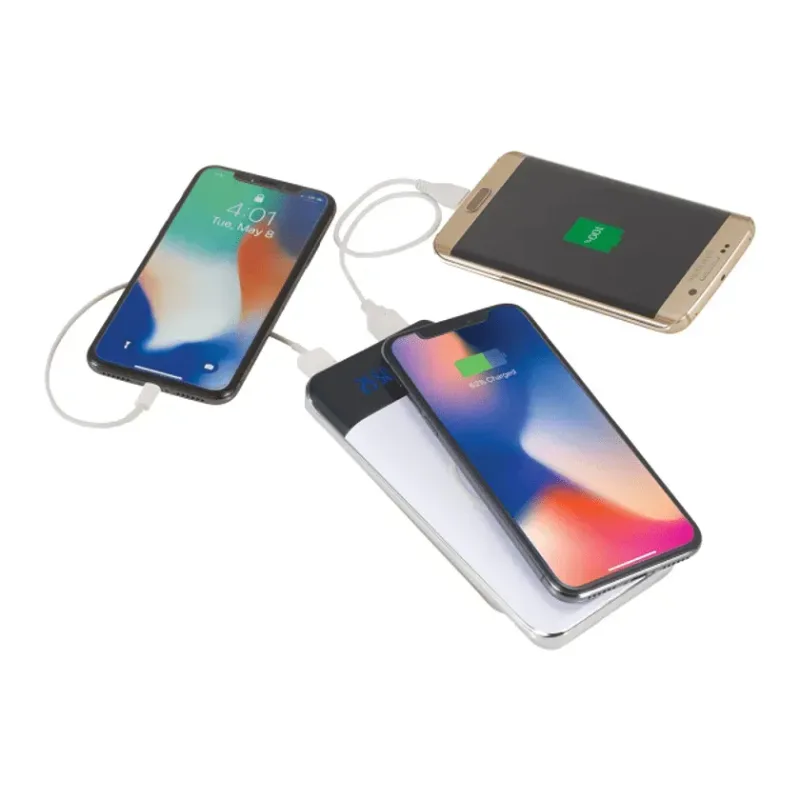 Personalized Wireless Power Bank with LED Display - 10000 mAh — view 7