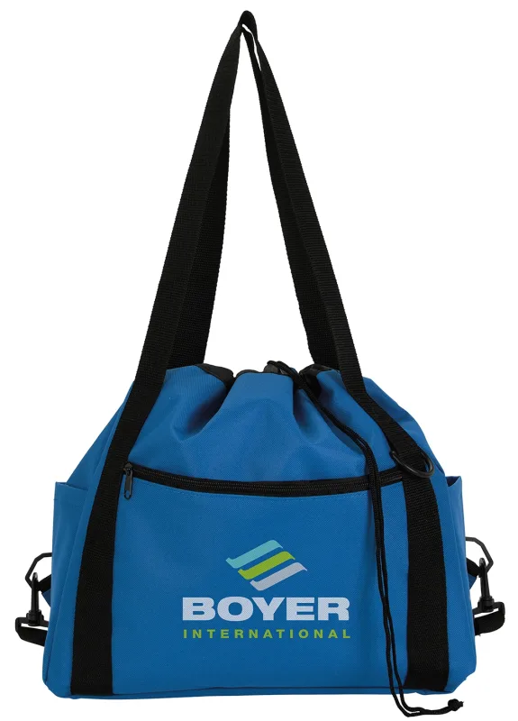 Custom Convertible Cinch Tote-Pack — view 2