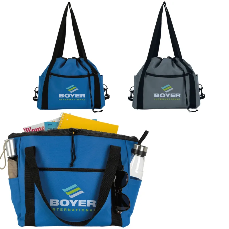 Custom Convertible Cinch Tote-Pack — view 5