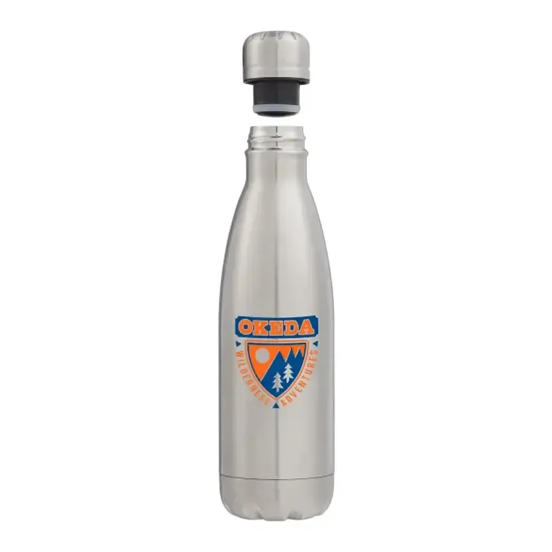 Custom Insulated Copper Vacuum Bottle - 17oz