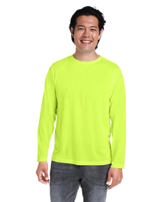CORE365 Adult Fusion ChromaSoft Performance Long-Sleeve T-Shirt — view 14
