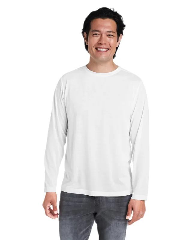 CORE365 Adult Fusion ChromaSoft Performance Long-Sleeve T-Shirt — view 24