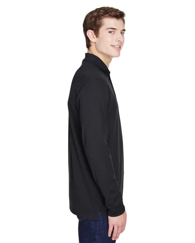 CORE365 Adult Pinnacle Performance Long-Sleeve Piqué Polo with Pocket — view 21