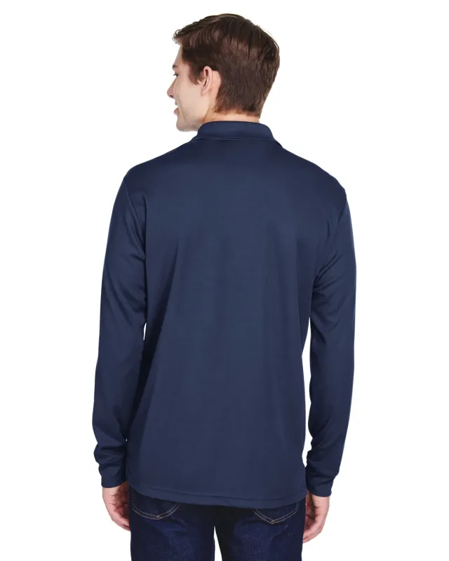 CORE365 Adult Pinnacle Performance Long-Sleeve Piqué Polo with Pocket — view 22