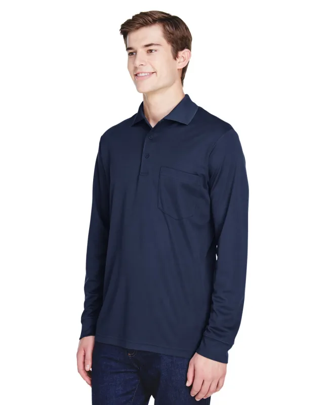 CORE365 Adult Pinnacle Performance Long-Sleeve Piqué Polo with Pocket — view 27