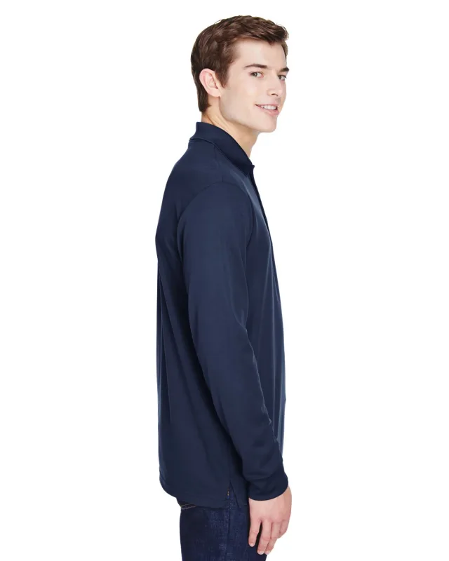 CORE365 Adult Pinnacle Performance Long-Sleeve Piqué Polo with Pocket — view 28