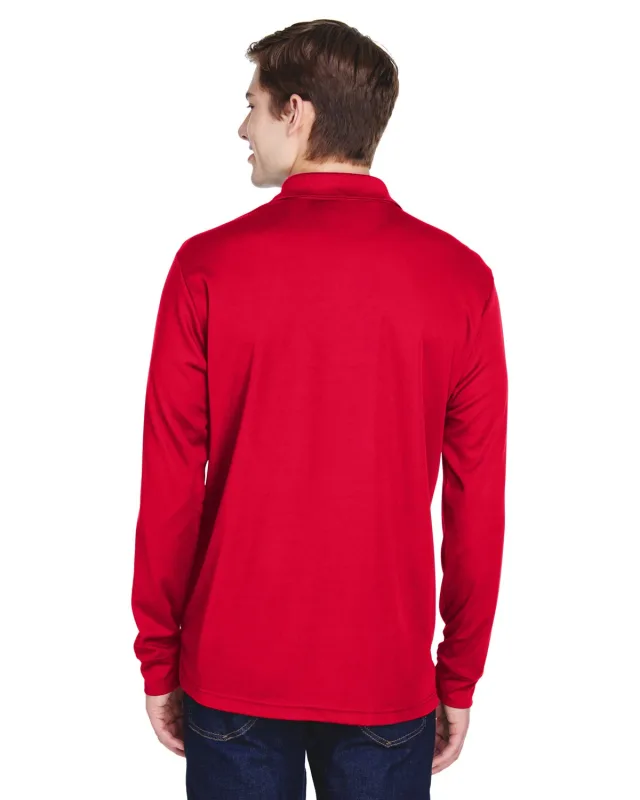 CORE365 Adult Pinnacle Performance Long-Sleeve Piqué Polo with Pocket — view 29