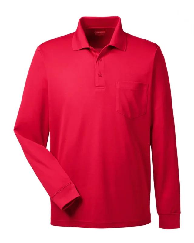 CORE365 Adult Pinnacle Performance Long-Sleeve Piqué Polo with Pocket — view 33