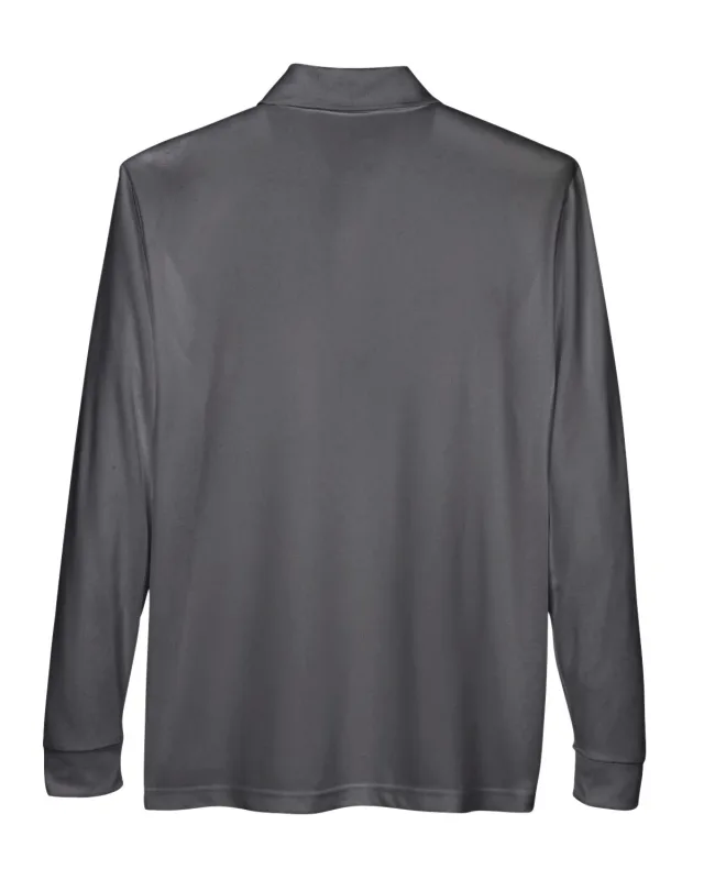 CORE365 Adult Pinnacle Performance Long-Sleeve Piqué Polo with Pocket — view 9