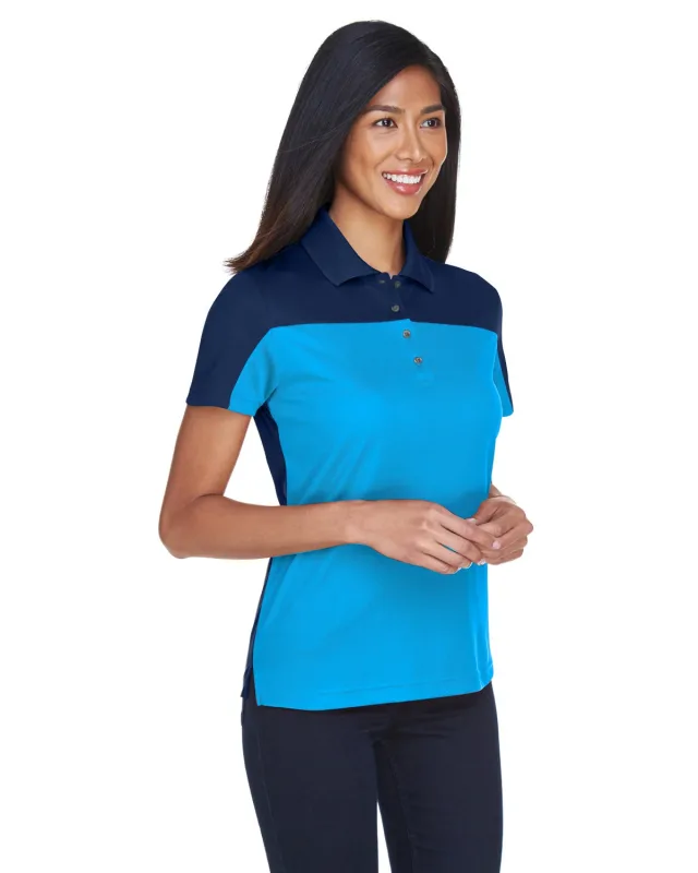 CORE365 Ladies' Balance Colorblock Performance Piqué Polo — view 13