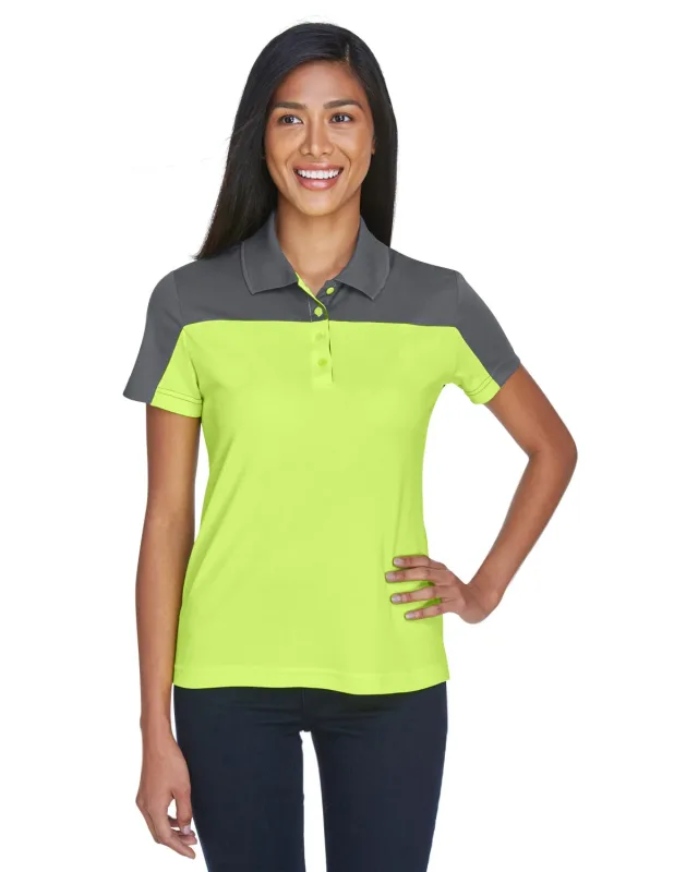 CORE365 Ladies' Balance Colorblock Performance Piqué Polo — view 17
