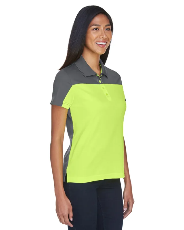 CORE365 Ladies' Balance Colorblock Performance Piqué Polo — view 19