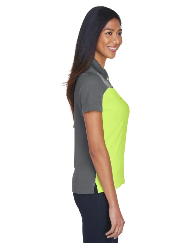 CORE365 Ladies' Balance Colorblock Performance Piqué Polo — view 20