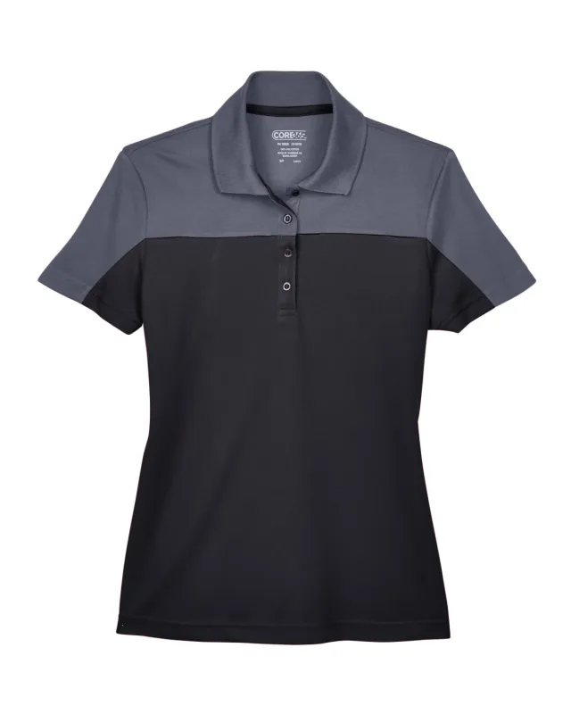 CORE365 Ladies' Balance Colorblock Performance Piqué Polo — view 23