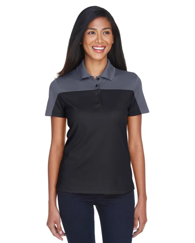 CORE365 Ladies' Balance Colorblock Performance Piqué Polo — view 24
