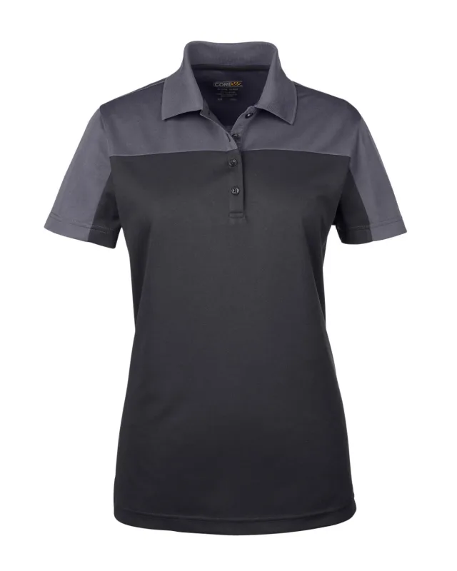 CORE365 Ladies' Balance Colorblock Performance Piqué Polo — view 25
