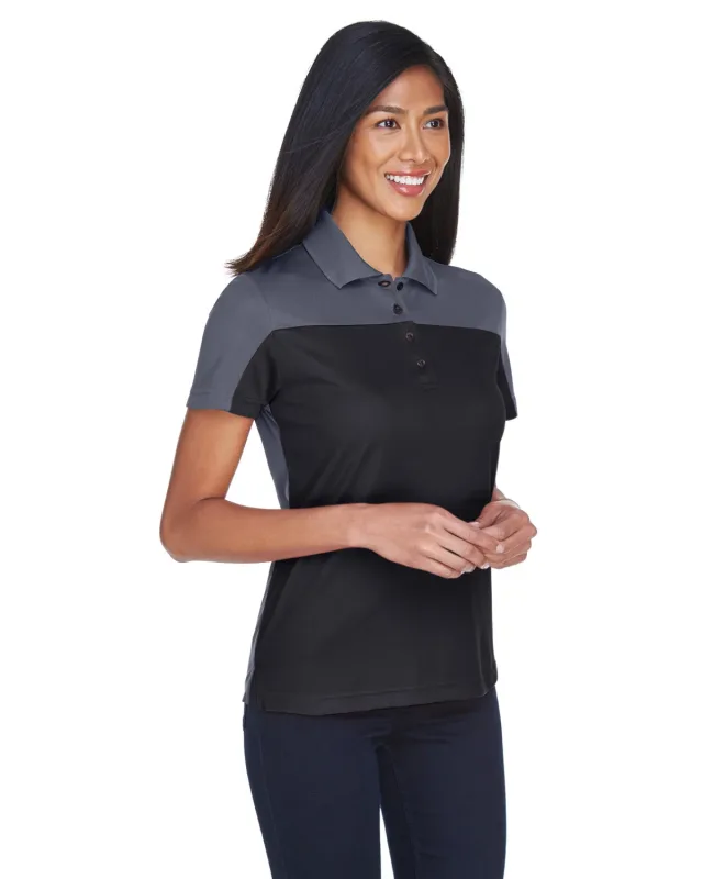 CORE365 Ladies' Balance Colorblock Performance Piqué Polo — view 26