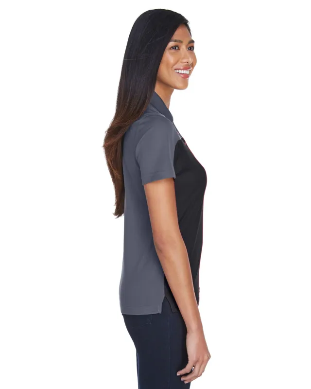 CORE365 Ladies' Balance Colorblock Performance Piqué Polo — view 27
