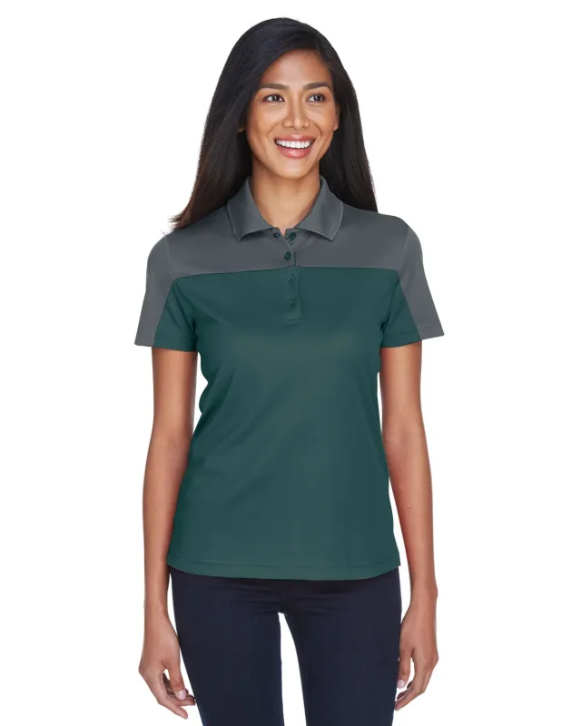 CORE365 Ladies' Balance Colorblock Performance Piqué Polo — view 31