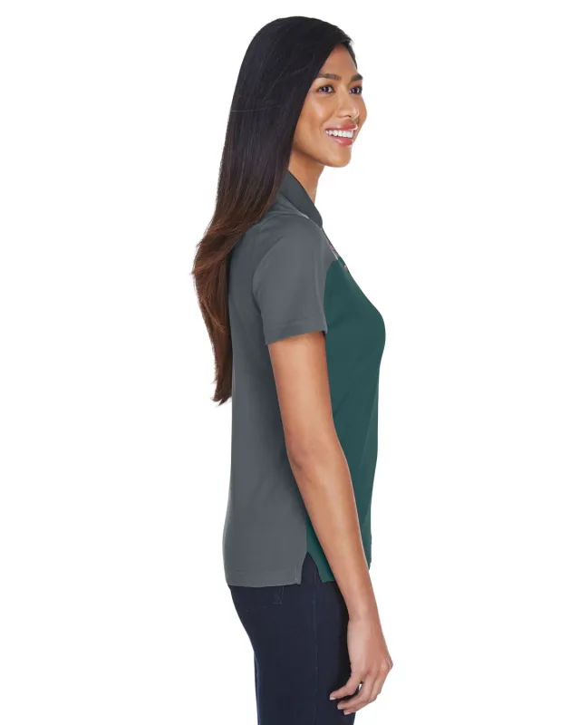 CORE365 Ladies' Balance Colorblock Performance Piqué Polo — view 34