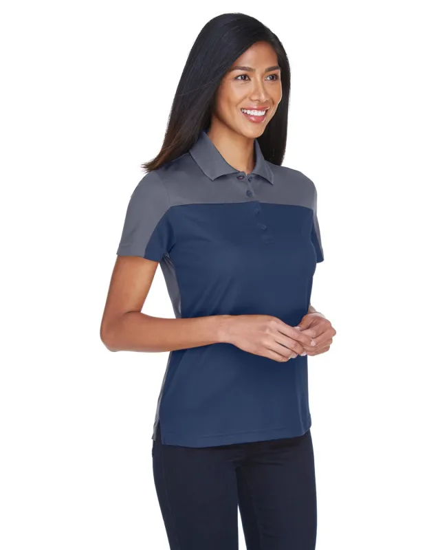 CORE365 Ladies' Balance Colorblock Performance Piqué Polo — view 40