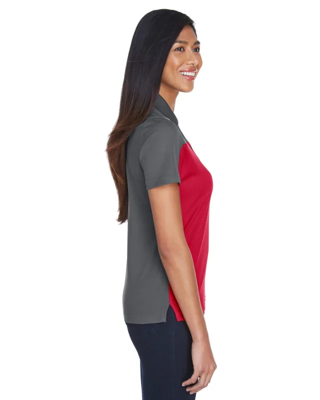 CORE365 Ladies' Balance Colorblock Performance Piqué Polo — view 48