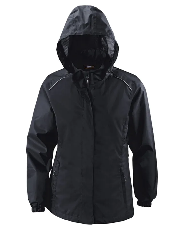 CORE365 Ladies' Climate Seam-Sealed Lightweight Variegated Ripstop Jacket — view 12