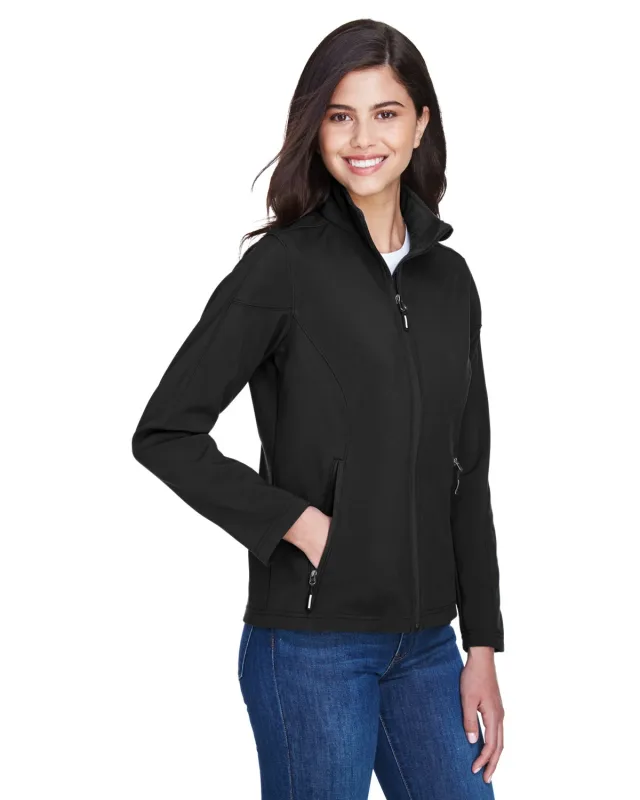CORE365 Ladies' Cruise Two-Layer Fleece Bonded Soft Shell Jacket — view 13